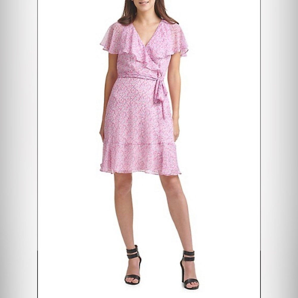 DKNY Floral Lightweight Dress